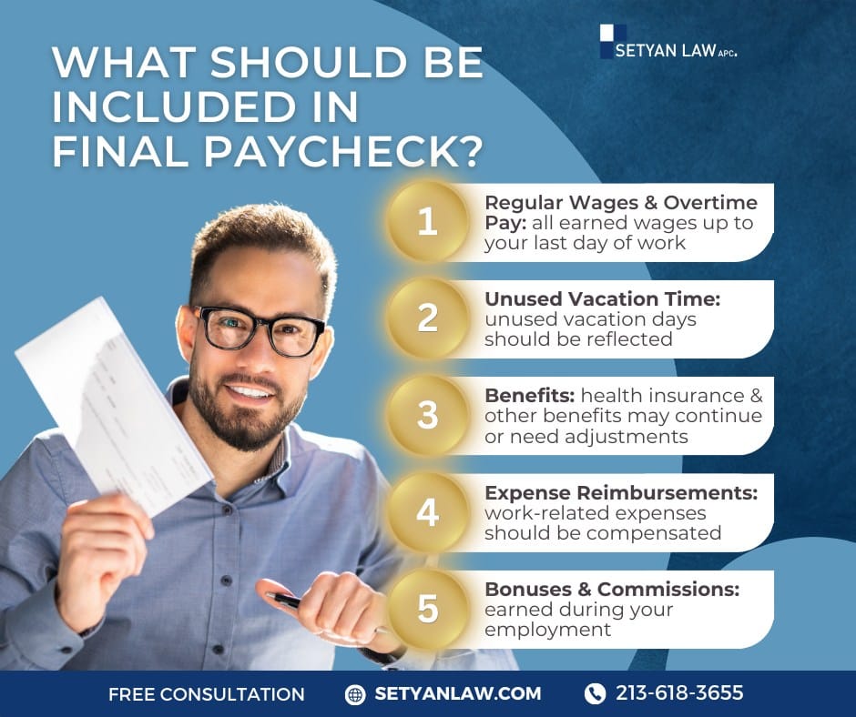 Final Paycheck Attorney Los Angeles - Call 213-618-3655
